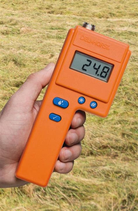 Hay Moisture Meter commercial|moisture meter for hay baler.